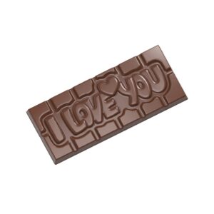 Chocolate mold tablet I love you - Image 1