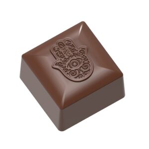 Chocolate mold Fatima's hand square cube - Image 1
