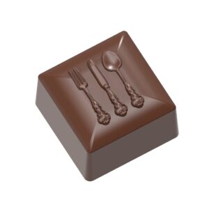 Chocolate mold Victorian cutlery - Image 1