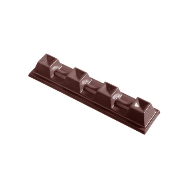 Chocolate mould bar 4 cubes 27 gr (MTO)