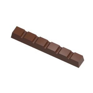 Chocolate mold bar 6 square portions - Image 1
