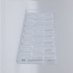 Chocolate mold buche pleated - Image 2