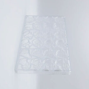 Chocolate mold caraque christmas garnish 6 fig - Image 2