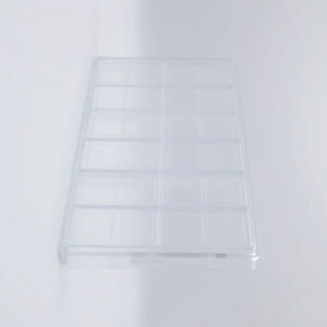 Chocolate mould caraque rectangular smooth (MTO) - Image 2