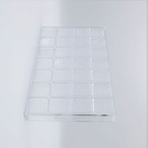 Chocolate mold caraque striped - Image 2