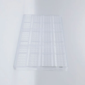 Chocolate mold caraque with cubes - Image 2