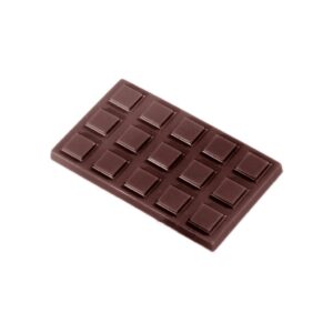 Chocolate mold caraque with cubes - Image 1