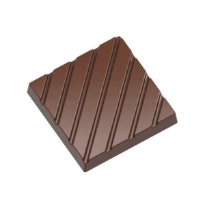 Chocolate mold caraque with lines - Image 1
