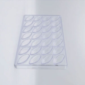 Chocolate mold cocoa bean with 6 lines - Image 2