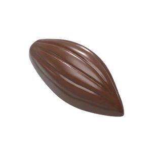 Chocolate mold cocoa bean with 6 lines - Image 1