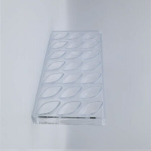 Chocolate mold cocoa bean with bubbles - Image 2