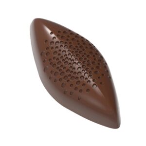 Chocolate mold cocoa bean with bubbles - Image 1