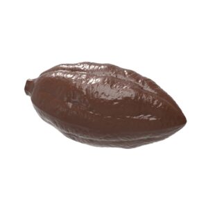 Chocolate mold cocoa bean without stem - Image 1