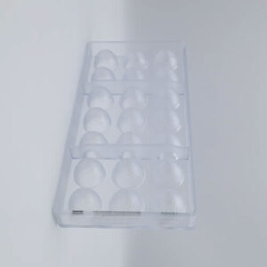 Chocolate mold cone with bubbles - Image 2