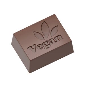 Chocolate mold cube 'Vegan' - Image 1