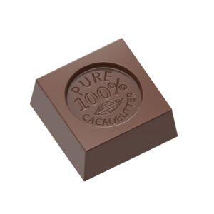 Chocolate mold cube _100% cacaobutter - Image 1