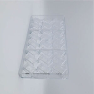 Chocolate mold cube with bubbles - Image 2