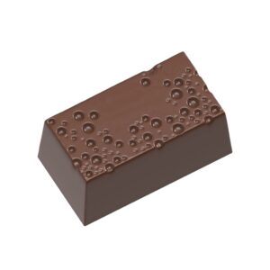 Chocolate mold cube with bubbles - Image 1