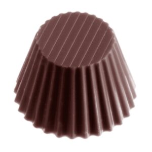 Chocolate mold cup ribbed - Image 1