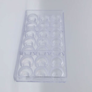Chocolate mold half moon facet - Image 2