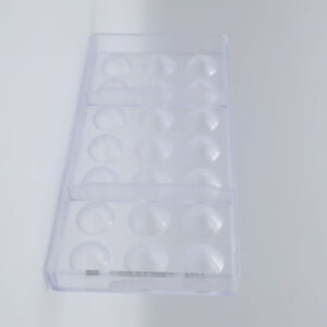Chocolate mould half sphere with 2 lines Ø 26,50 mm (MTO) - Image 2