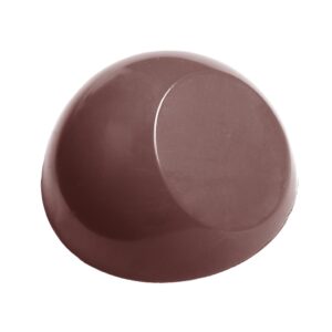 Chocolate mold half sphere with flat side Ø 27,5 mm - Image 1