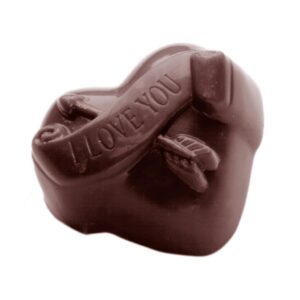 Chocolate mold heart _I love you_ (MTO) - Image 1