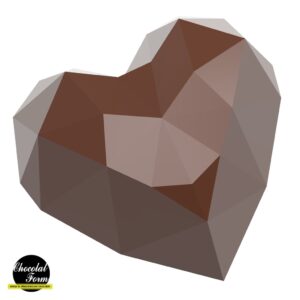 Chocolate mold heart diamond - Image 1