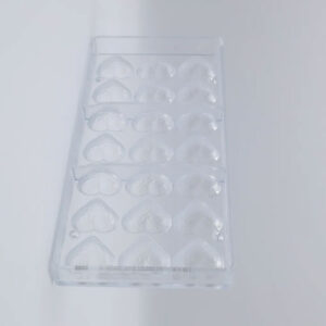 Chocolate mold heart facet double - Image 2