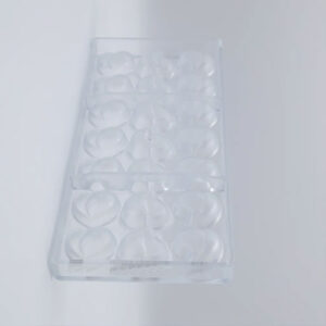 Chocolate mold heart modern 3 fig - Image 2