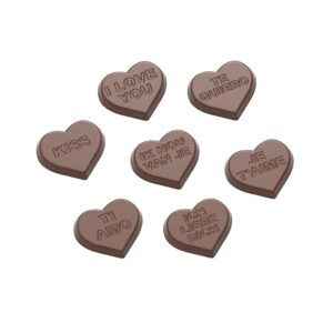 Chocolate mold hearts 7 fig - Image 1