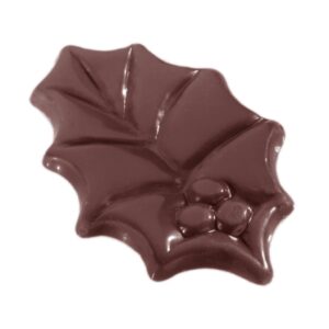 Chocolate mold hollyleaf - Image 1