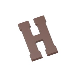 Chocolate mold letter H 135 gr - Image 1