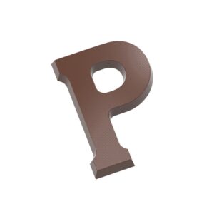 Chocolate mold letter P 135 gr - Image 1