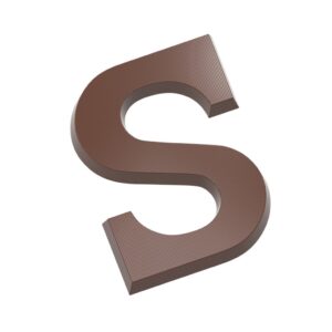 Chocolate mold letter S 135 gr - Image 1