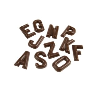 Chocolate mold letters alphabet A-Z 26 fig - Image 1