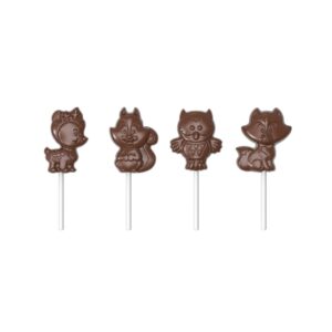 Chocolate mold lollipop forest animals - Image 1