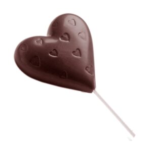 Chocolate mold lollipop heart - Image 1