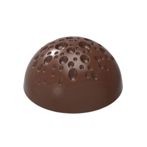 Chocolate mold lunar terrain hemisphere - Nora Chokladskola - Image 1