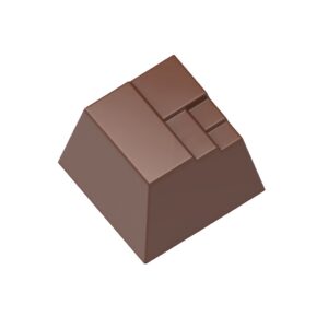 Chocolate mold modern square - Image 1