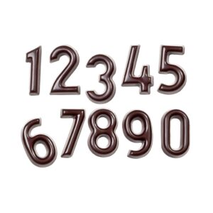 Chocolate mold numbers 0-9 10 fig - Image 1
