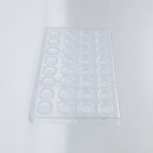 Chocolate mould octagon striped (MTO) - Image 2