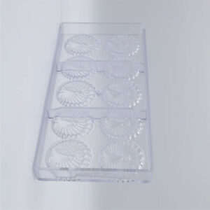 Chocolate mold peacock caraque - Image 2