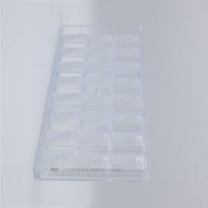 Chocolate mold rectangle pleated - Image 2
