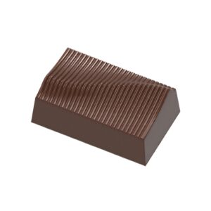 Chocolate mold rectangle pleated - Image 1