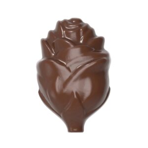 Chocolate mold rose open - Image 1