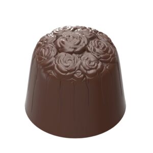 Chocolate mold roses - Image 1