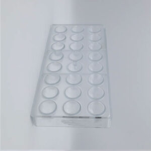 Chocolate mold semi-textured American truffle - Image 2