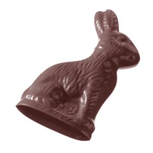 Chocolate mold sitting hare - Image 1