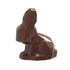 Chocolate mold sitting rabbit origami - Image 1